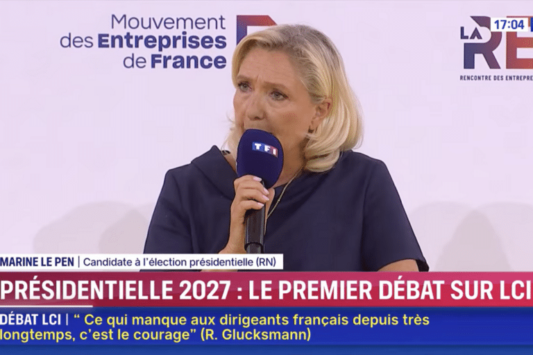 Marine Le Pen, annonce un grand plan d'austérité de 125 milliards d'euros