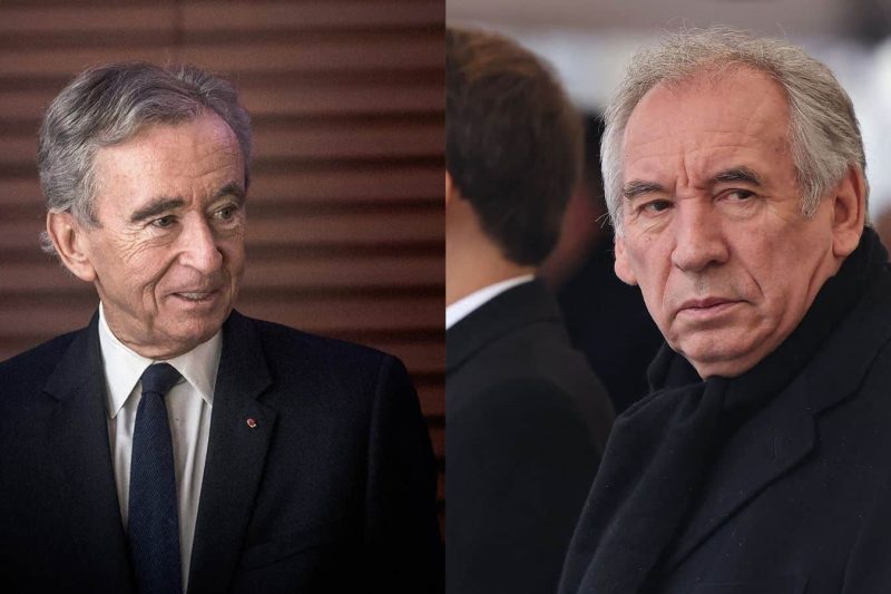 Bayrou et Bernard Arnault